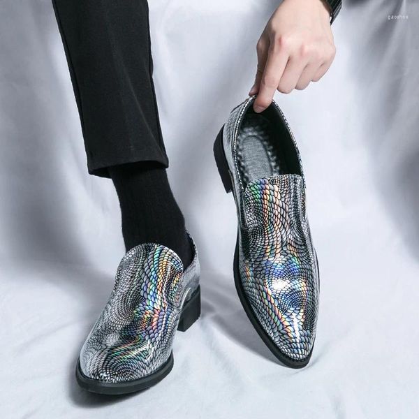 Sapatos de vestido Designer Homens Moda Serpentine Monk Strap Oxford Mocassins Casamento Prom Homecoming Calçado Zapatos Hombre