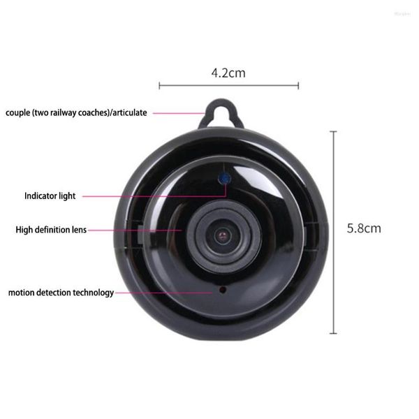 Bahçe Süslemeleri v380 1080p Kamera Değiştirme Güvenliği WiFi 1pcs 5V1A CMOS Sensörü Dayanıklı Ev İç/Dış Mekan Kablosuz 1/4inch HD