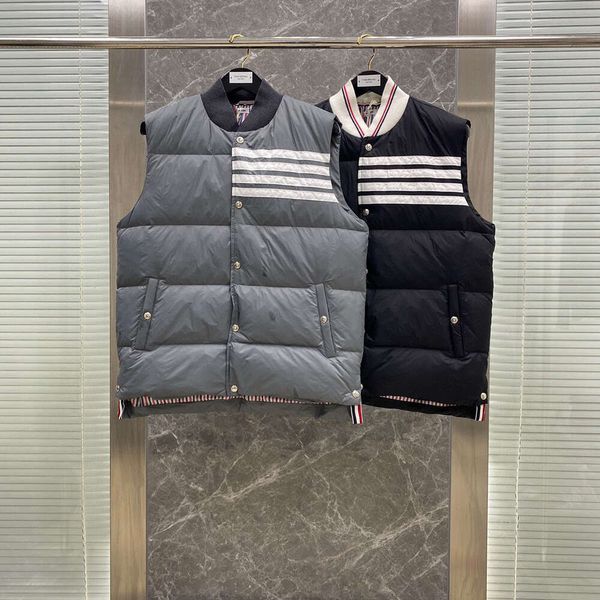 Designer T.B Marca Autunno e Inverno Nuovo Petto Quattro Bar Giù Cappotto Gilet da Uomo e da Donna Casual Tendenza Cappotto Leggero Ispessito