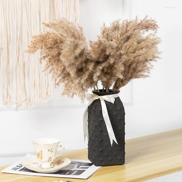 Fiori Decorativi 60 Cm Natural Fluffy Pampas Erba Secca Bonquet Boho Christmas Home Decor Reed Phragmites Decorazione di Nozze Disposizione