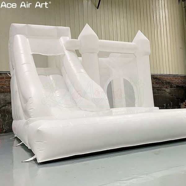 Фабрика непосредственно 2 в 1 комбинированные надувные свадебные детские детские детские прыжки с ползунком для вечеринок или развлечений на открытом воздухе