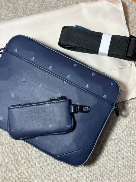 Männer Prägung Umhängetasche Kurier Stück Set in Luxus-Designer-Taschen Mode Kuriertaschen Handtasche Handtaschen Geldbeutel Geldbörsen Brieftaschen