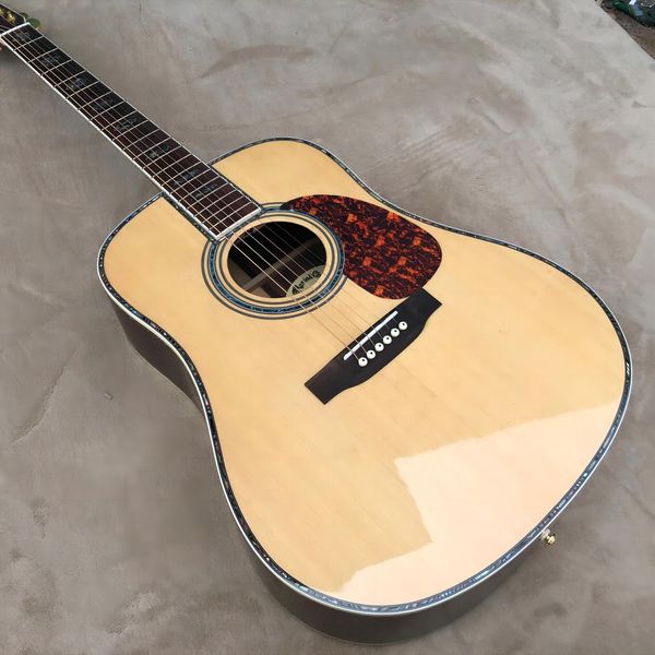 Guitarra acústica, 41 ''45 D 20 Trastes Pearl Inlay WithEQTopSolid Spruce, Rose Wood On The Side 258