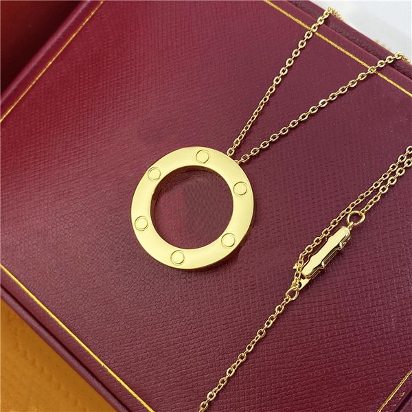 lusso amore collana in oro designer gioielli donna uomo top qualità personalizzata innamorati mamma Natale Ringraziamento Compleanno Regali di nozze Collane Designer