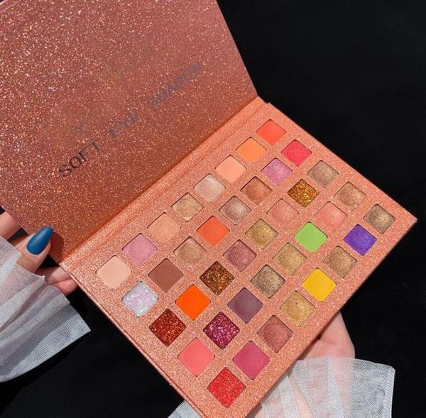 Lidschatten-Lidschatten-Palette, 40 Farben, lebendige Schönheit, matt und schimmernd, für Mädchen und Frauen, Make-up Maquillaje7315919