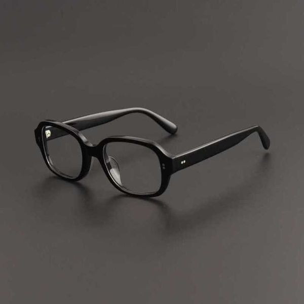 La montatura per occhiali fatta a mano del designer giapponese di moda per uomo miopia di moda personalizzata può essere abbinata a un gran numero di