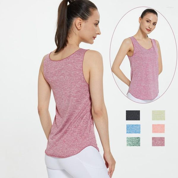 Camisas ativas mulheres sem mangas ioga esporte singlet atlética tanque tampo tampo de treino ginástica execução de treinamento pilates colet