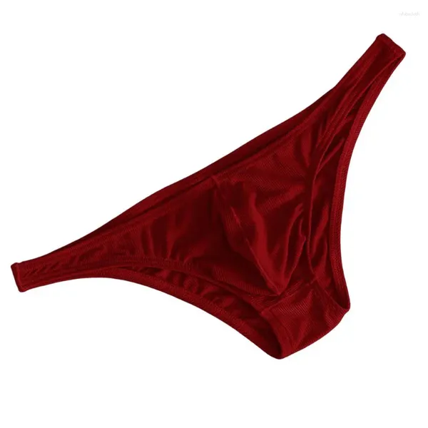 Cuecas Sexy Quick Dry Thong Calcinhas Briefs Underwear Homens Cintura Elástica G-String para Quarto