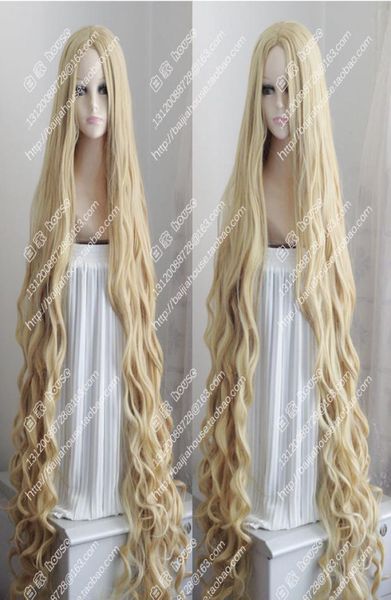 Parrucca riccia ondulata lunga 150 cm stile pastorale occidentale mix parrucca cosplay bionda capelli gtgtgt nuova moda di alta qualità P1743663