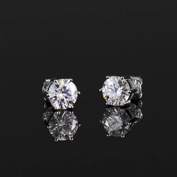 S925 Sterling Silber Ohrring Ohrstecker Designer für Frauen Desinger Ohrringe Moissanit Diamant Hip Hop Ohrstecker Herren Ohrring Diamant Ohrringe Herren Luxusschmuck