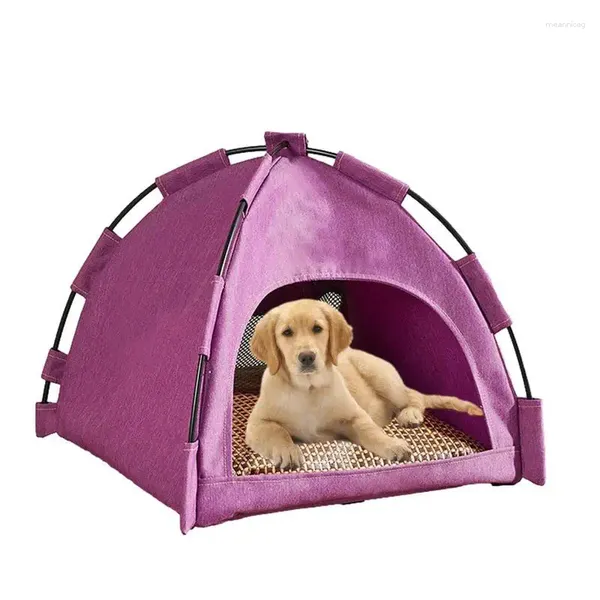 Porte-chien Portable chat tipi tente extérieur chiens maison maisons 42 38CM Cage pour animaux de compagnie clôture pour chiot