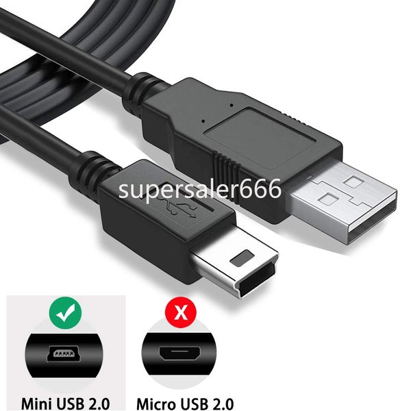 Cavo USB universale Mini V3 Micro V8 a 5 pin 1m 3ft 1.5m 5ft 80cm 70cm 25cm Lunghezza cavi per Samsung htc lg S1 Mp3 Pc Camera Gps altoparlante