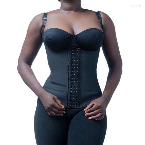 Damen Shapers Latex Taillentrainer Cincher Faja Gürtel Volle Weste Body Shaper Stahl ohne Knochen Korsett Damen Shapewear Plus Size