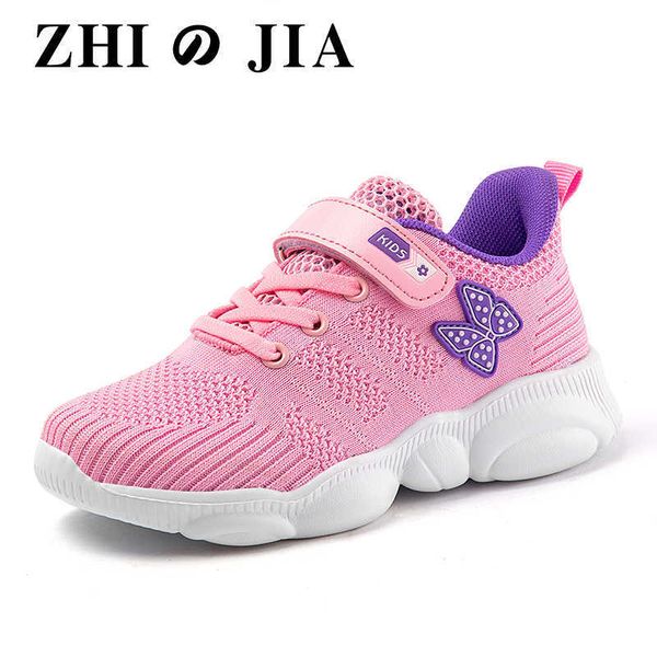 Athletic Outdoor 2023 Scarpe casual per bambini Ragazze carine Comode sneakers antiscivolo Studente Autunno Sport Scarpe da corsa Scarpe traspiranti 26-37 P230404