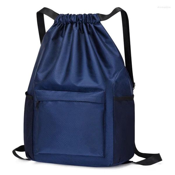 Borse da esterno Zaino con coulisse alla moda Borsa da palestra per la scuola Zaino con stringhe casual per adolescenti Donne Uomini