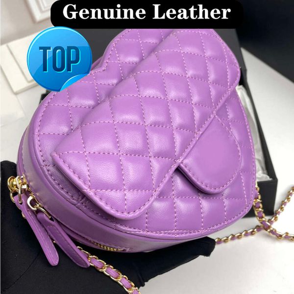 Tasarımcı Crossbody Canse Cüzdanlar Kadın Çanta Mini Omuz Çantası Lüks Çapraz Vücut Kalp Aşk Çantası Altın Askı Zinciri Adı Brandk