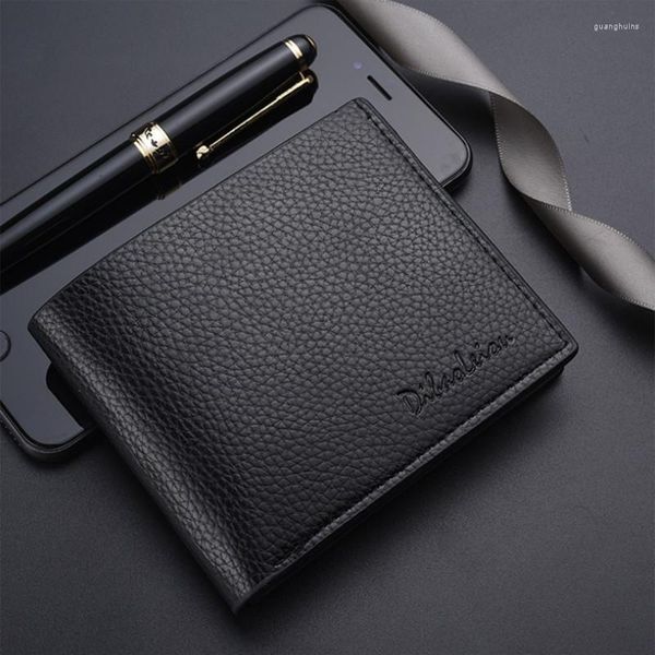 Geldbörsen Herren Casual Short Holder Money Masculina Billetera Hombre Purse Male Slim Uomo Porte Portomonee