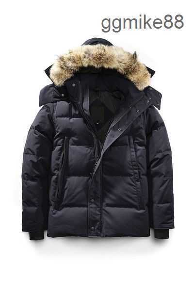 Canda Goose Men Herren Wintermäntel Jacken Fourrure Down Parka Goosee Jacket Homme Jassen Oberbekleidung Wolf Fur Hooded Manteau Wyndham Jacket Coat Hiver S556