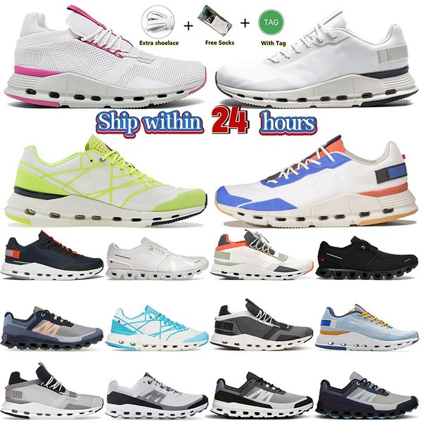 Diseñador Aire libre Nube x3 Cloudnova rosa azul LOEWE Negro Gris Todo negro Azul medianoche Cloudmonster Tenis nube 5 Runner zapatillas de deporte entrenadores Hombres Mujeres Dhgate