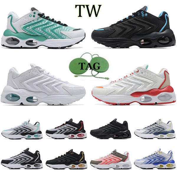 Tailwind Tw 1 Running Running Running Men Women Designer tênis Triple Black White University Blue Racer azul Bright Spruce Red Clay Outdoor Sports Sports Trainers