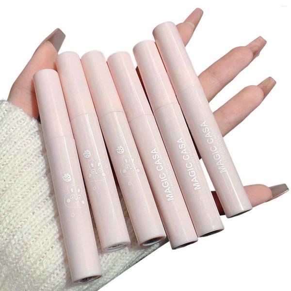 Lip Gloss 6pcs Matte Velvet Não-Desbotamento Lábios À Prova D 'Água Textura Fina Matiz para Maquiagem Diária Uso Profissional