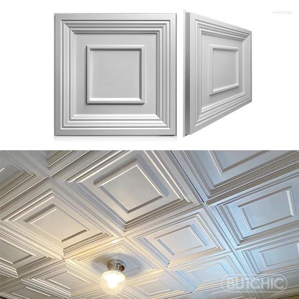 Sfondi Bagno Soffitto Casa Ristrutturazione pareti Pannelli geometrici 3D Adesivi non autoadesivi Piastrelle artistiche Carta da parati Camera