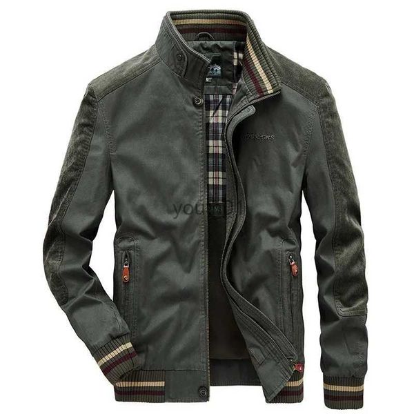 Jaquetas masculinas Algodão Jaqueta Militar Homens Primavera Outono Soldado MA-1 Estilo Casual S Marca de Alta Qualidade Mens Bomber Tamanho S-5XL YQ231106