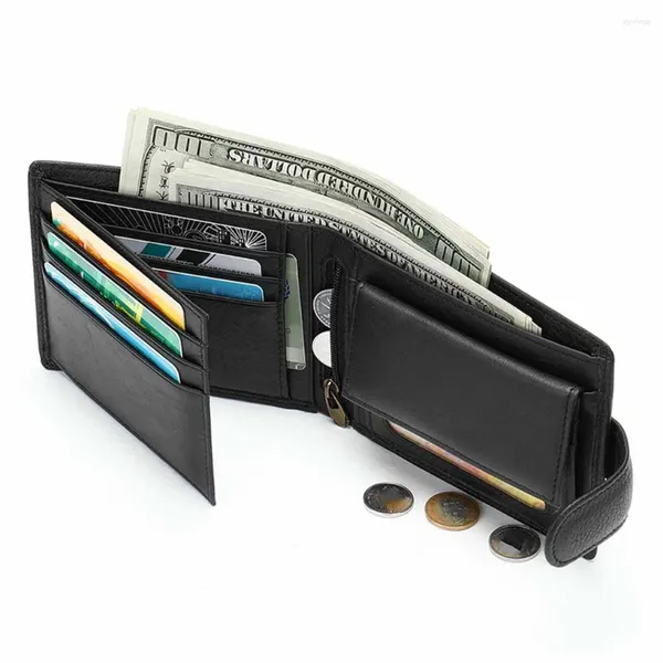 Cüzdanlar erkek cüzdan para çantası nakit çanta şık çekici cazip para çuval zarif su geçirmez tatlı hediye kısa kart tutucu