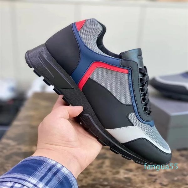 2023-Moda Homens Vestido Sapatos America's Cup Running Sneakers Delicado Baixo Tops Elástico Malha De Bezerro Designer Leveza Respirável Casuals Esportes