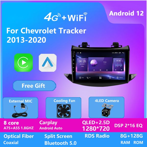 DSP 4G Android 11 видео для Chev Tracker 2013-2020 Car Radio Multimedia Video Player GPS Navigation Autoradio Audio Stereo DVD 2 DIN