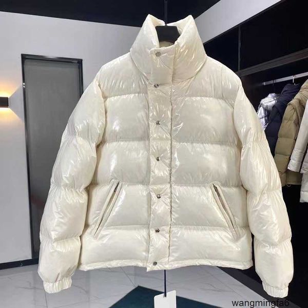 Rpv7 мужские зимние женские пуховые куртки верхняя одежда брендовая куртка-пуховик с капюшоном пальто модный дизайн нагрудный карман плотный теплый