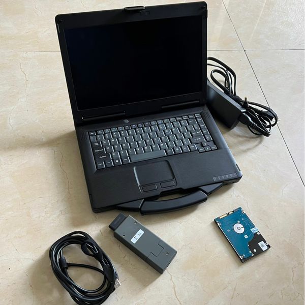 Диагностический инструмент odis 5054a, полночиповый bluetooth uds oki с ноутбуком cf52, компьютером, сканером odb2