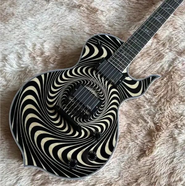 Электрогитара с накладкой из палисандра, цельный корпус, 6 жал, Guitarra