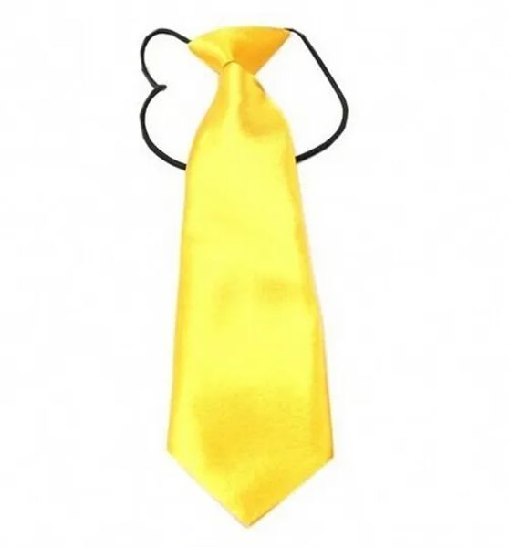 Toptan çocuk erkekler ayarlanabilir boyun kravat saten elastik kravat yüksek kaliteli katı bağlar giyim aksesuarları