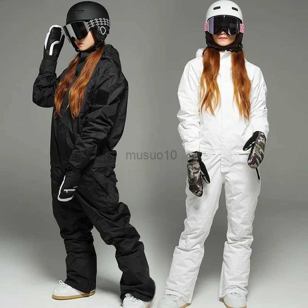 Outros artigos esportivos Macacão atualizado Terno de snowboard Casacos de inverno Conjunto de esqui Homens Mulheres À prova d'água à prova de vento Esqui Jaquetas destacáveis Calças Roupas HKD231106