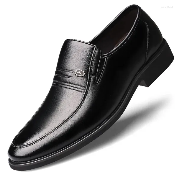 Elbise Ayakkabı Erkekler Slip-On Resmi Giyim Dayanıklı Slip Slip Smart Smear Sıras