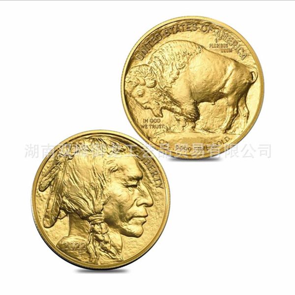 Moedas de Bison Arts and Crafts em 2022 Coin Commemoration American Bison