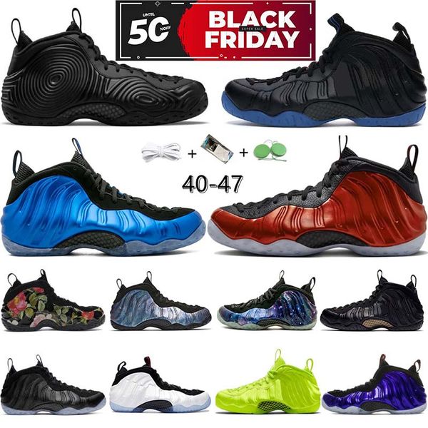 Foamposite One Outdoor Men Basketball Shoes Penny Hardaway Antracite Preto ParaNorman CDG Preto Branco Metálico Vermelho Shattered Backboard Mens Treinadores Sapatilhas