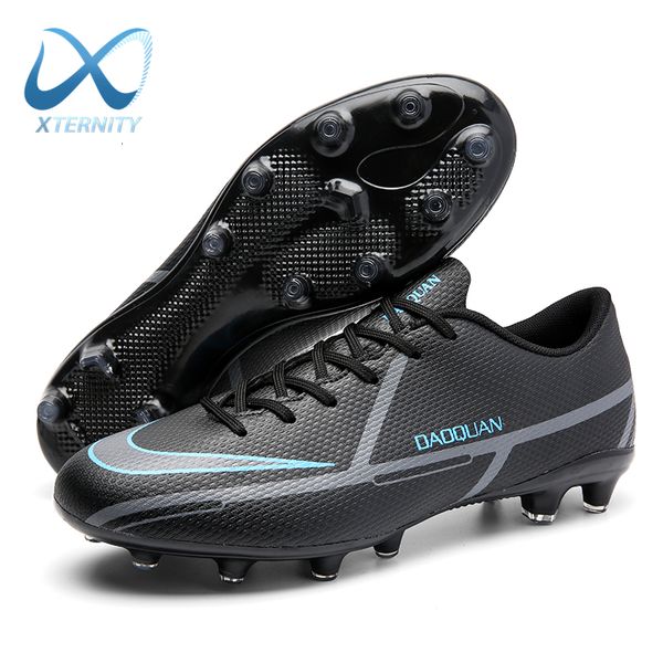 Модельные туфли, мужские футбольные бутсы большого размера 33–47, сверхлегкие футбольные бутсы, кроссовки для мальчиков, нескользящие бутсы AG/TF до щиколотки, унисекс, 230406