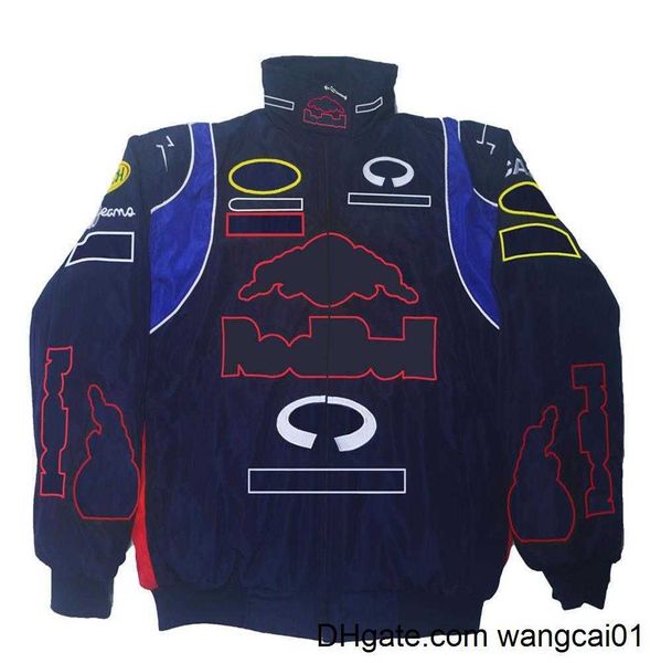 Jackets masculinos 2021 Novo Fórmula 1 Motorcyc Casual Sweater Sweater Motorcyc Jacket Jacket Calor e à prova de vento 0406H23