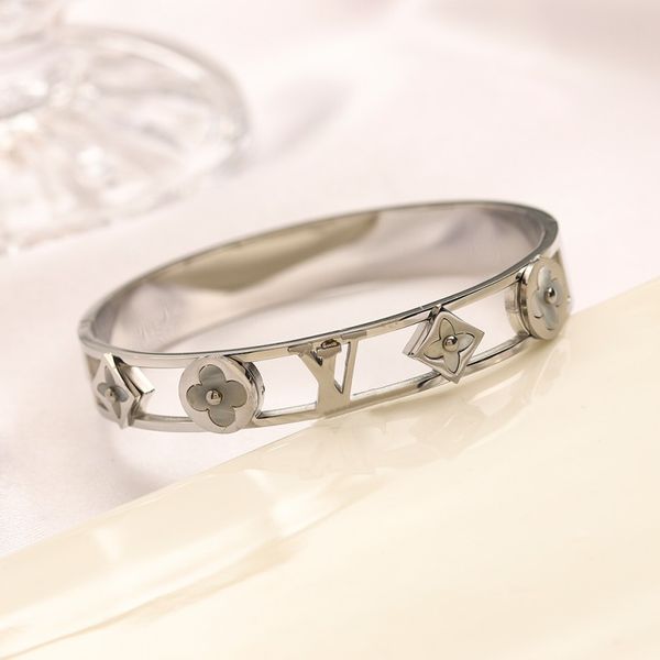 braccialetto d'amore braccialetti di design gioielli orecchini braccialetto di design in acciaio inossidabile fibbia in oro accessori per bracciale aviator bijoux Bracciale canale braccialetto di diamanti