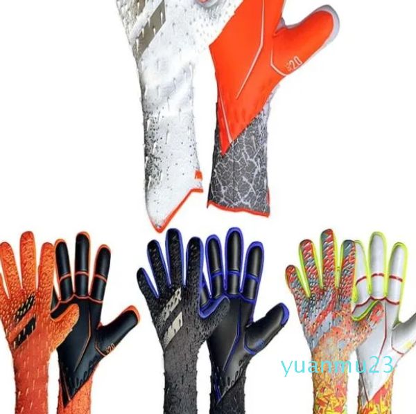 Nuovi guanti da calcio portiere in lattice addensato protezione professionale da calcio per adulti guanti da portiere antiscivolo per portiere di calcio