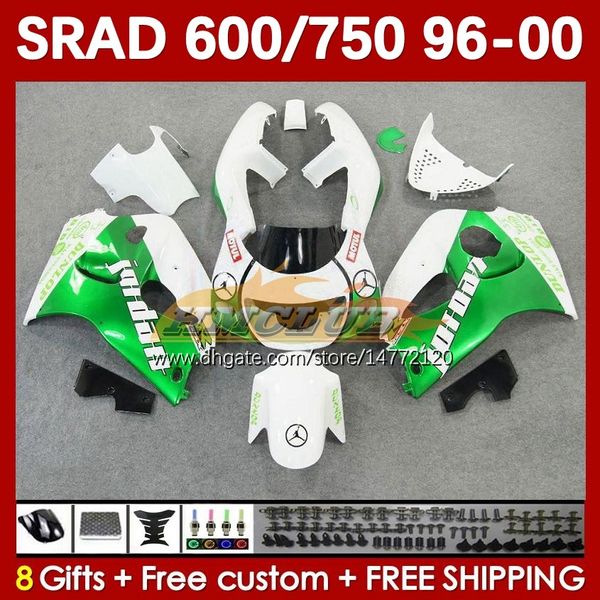 Suzuki SRAD GSXR 750 600 cc 600cc 750cc 96-00 168no.59 GSXR750 GSXR-600 96 97 98 99 00 GSXR-600 96 98 98 98 98 1997 1998 1998 1999 1999 2000 Vücut Yeşil Stok