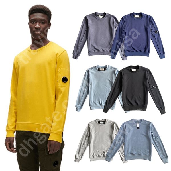 Mens Hoodies Moletons Cp Suéter Com Capuz Moletom Ao Ar Livre Esportes Zíper Cardigan Nylon Casaco Impermeável Funcional Vento Roupas Ins Novos Óculos Com Capuz h