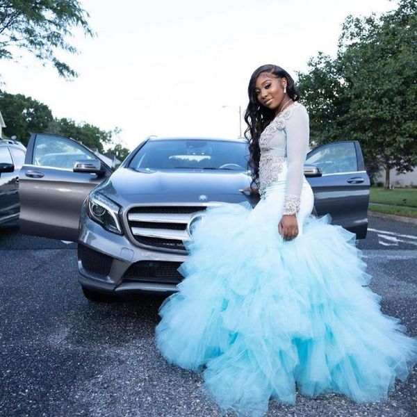 Vestidos de festa elegantes baile a aso ebi sereia vra-deco