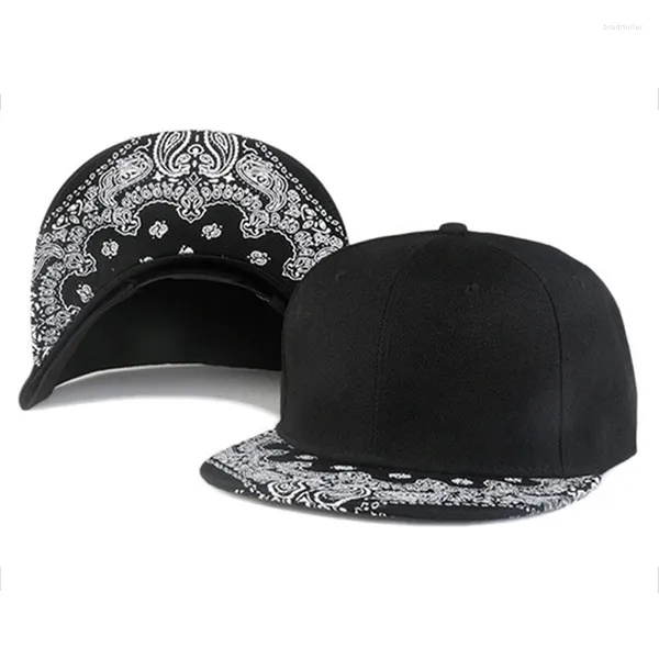 Ball Caps Paisley Hip Hop Cap Männer Mode Snapback Hüte Für Einstellbare Baumwolle Baseball Atmungsaktive Mesh Trucker