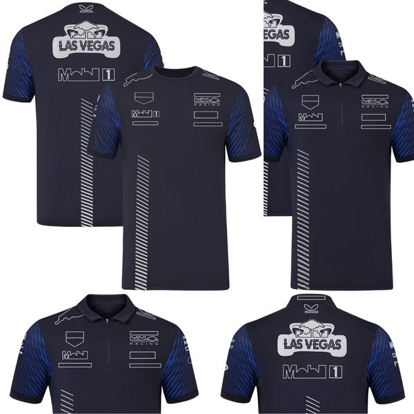 2024 F1 Yarış Takımı Özel T-Shirt Formül 1 Sürücü Polo Gömlek Tişörtleri Yeni Sezon Yarış Sporları Giyim Hayranları Üstler Mens Jersey