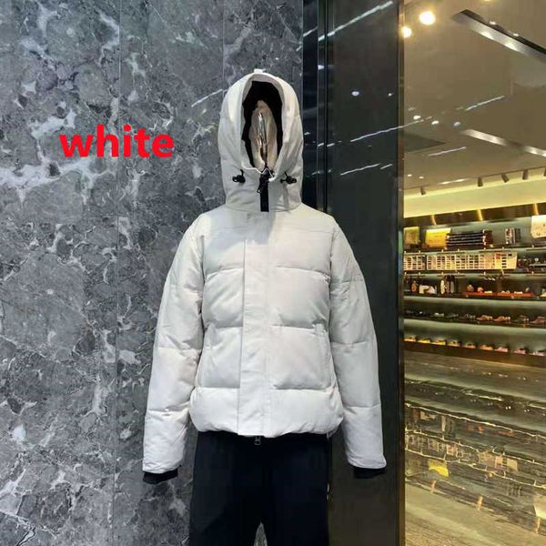 Winter Outdoor Freizeit Sport Designer Daunenjacke Weiße Ente Windschutz Herren Parkas Jacken Kragen Hut Warm Halten Echte Wolfshaut Mode Klassischer Abenteuermantel 8eog