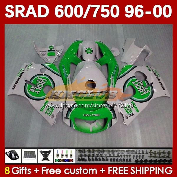 Suzuki SRAD GSXR 750 600 CC 600cc 96 97 98 99 00 168NO.103 GSX-R750 GSXR600 1996 1997 1998 1998 1999 2000 750cc 96-00 Vücut Yeşil Stok