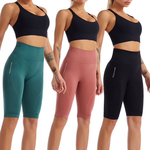 Yoga roupas calças esportivas fitness mulheres corpo escultura barriga apertada respirável secagem rápida sexy cintura alta correndo treino 230406